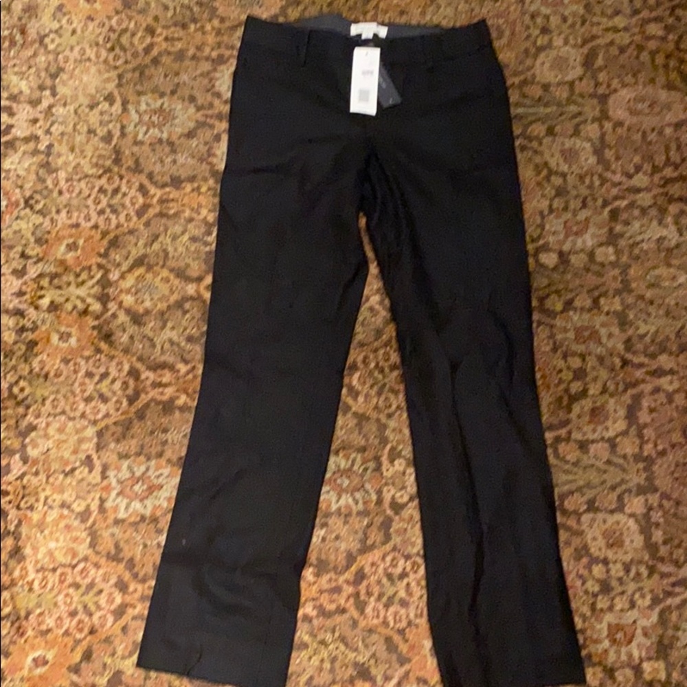 BR Logan Fit Straight Black Wool Pants-2 (hemmed)